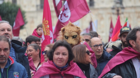 Manifestación 16F en León