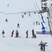 La estación de esquí de San Isidro oferta este fin de semana 4,5 kilómetros y seis pistas