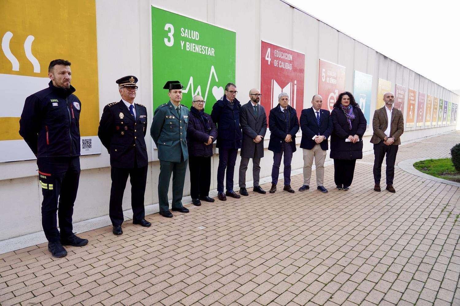 Cruz Roja en León inaugura el mural ‘Objetivo del milenio’ sobre los Objetivos de Desarrollo Sostenible | Campillo / ICAL