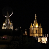 La Asociación Leonesa de Astronomía organiza mañana una sesión de observación lunar | Peio García / ICAL