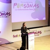 La reina recuerda la historia de Marco, el niño leonés con Schaaf-Yang, en el acto del Día Mundial de las Enfermedades Raras | Casa Real 