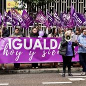 Sindicatos y estudiantes salen a las calles de León para reclamar una “igualdad real y efectiva”