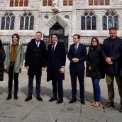 Suárez-Quiñones elogia la “extraordinaria y envidiable” restauración de la Casa Botines de León | Campillo / ICAL