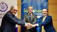 Los colegios de Ingenieros Industriales de León y Valladolid firman, un convenio de colaboración con la Asociación Castellano y Leonesa del Hidrógeno (H2CYL)  | Leticia Pérez / ICAL
