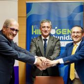Los colegios de Ingenieros Industriales de León y Valladolid firman, un convenio de colaboración con la Asociación Castellano y Leonesa del Hidrógeno (H2CYL)  | Leticia Pérez / ICAL