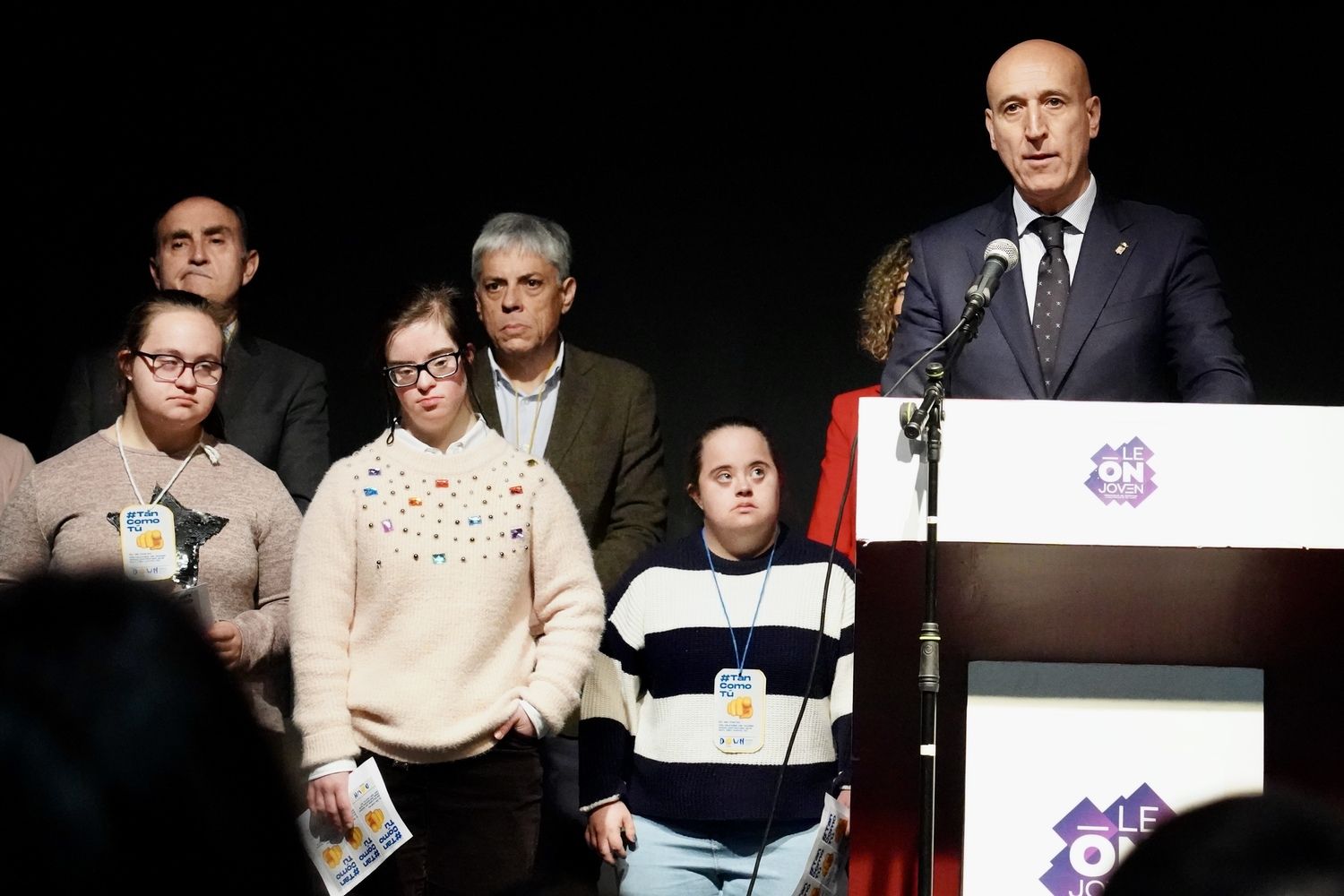 José Antonio Diez durante la celebración del Día del Síndrome de Down | Campillo / ICAL