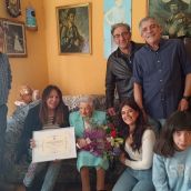 San Andrés del Rabanedo homenajea a una nueva vecina centenaria: Milagros González Carbajo