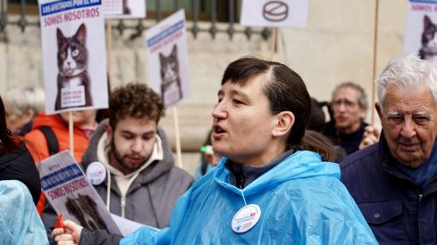 Concentración de los veterinarios de León por el uso de medicamentos | Campillo / ICAL