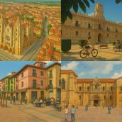 León bajo la lupa de Studio Ghibli: Así imagina la IA la capital dibujada por Hayao Miyazaki