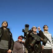 La Asociación de Astronomía de León organiza una observación pública del eclipse parcial de Sol | Peio García / ICAL 