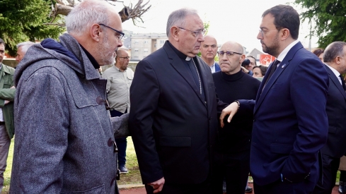 Funeral de los mineros fallecidos en Villablino | Foto: Campillo, ICAL