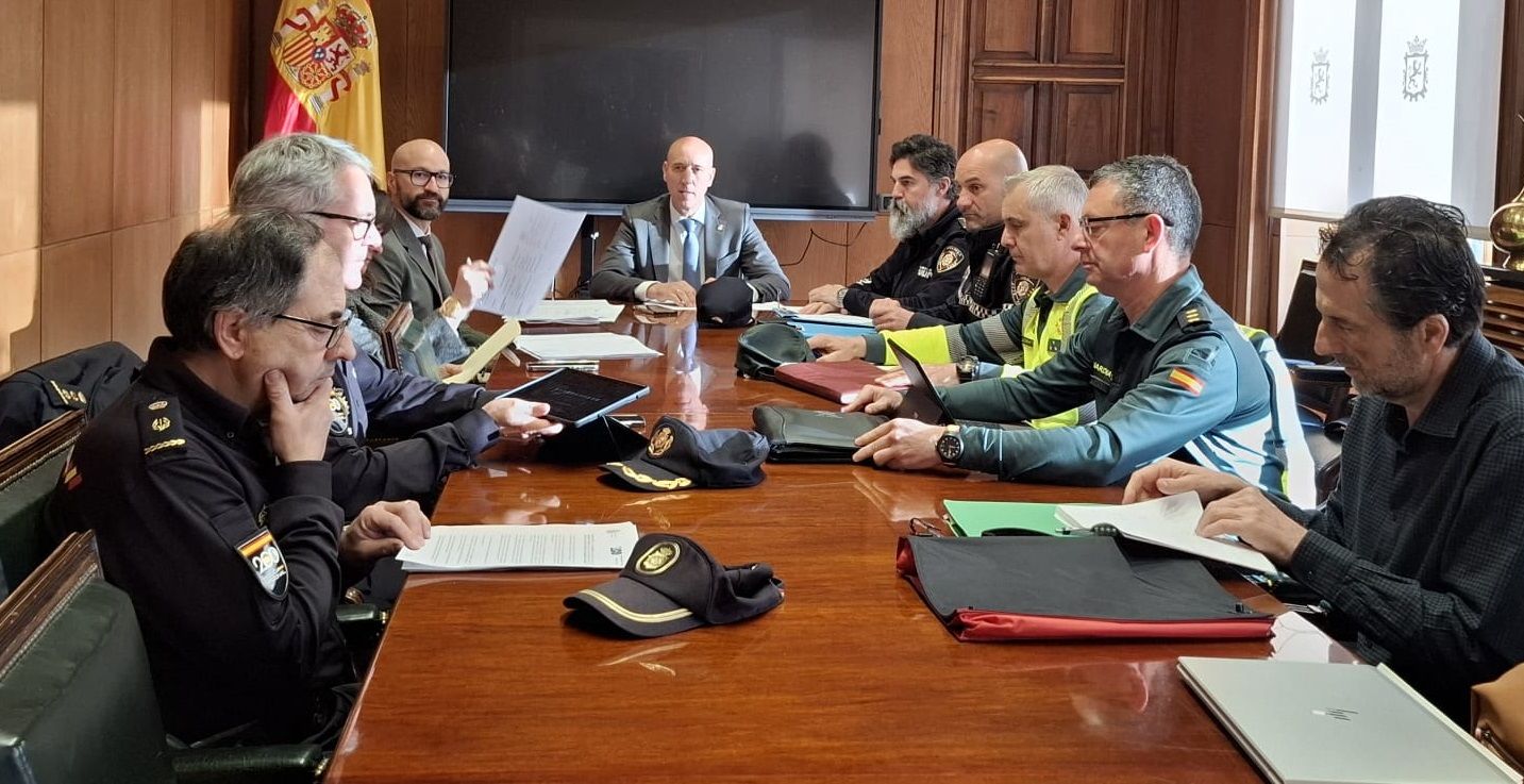 Junta Local de Seguridad celebrada este martes en el Ayuntamiento de León