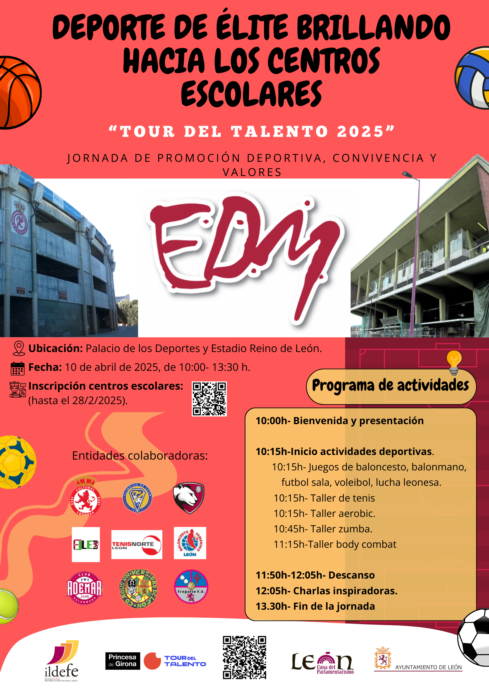 Cartel depoirte tour del talento