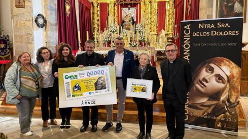 La ONCE dedica el cupón del 16 de abril a la Coronación Canónica de Nuestra Señora de los Dolores de Astorga