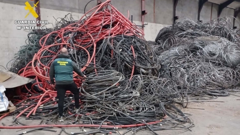 Detenidos por robar cobre en León y Asturias