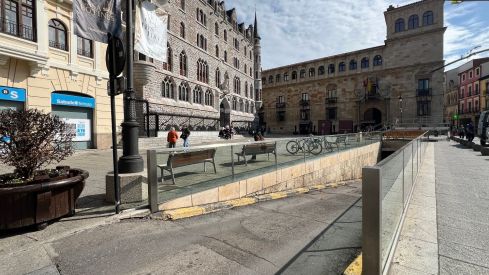 Salida del aparcamiento subterráneo de San Marcelo | Ayuntamiento de León