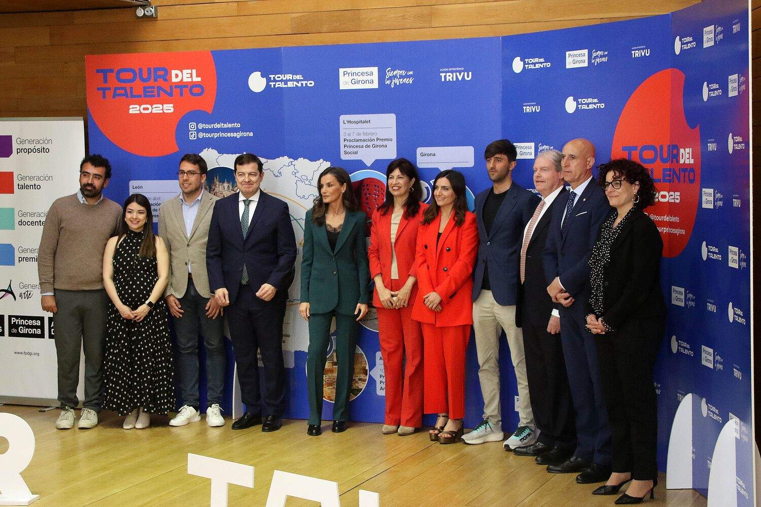 La reina preside el acto central del Tour del talento en León y proclamación del Premio Princesa de Girona CreaEmpresa 2025 | Peio García / ICAL La reina preside el acto central del Tour del talento en León y proclamación del Premio Princesa de Girona CreaEmpresa 2025 | Peio García / ICAL