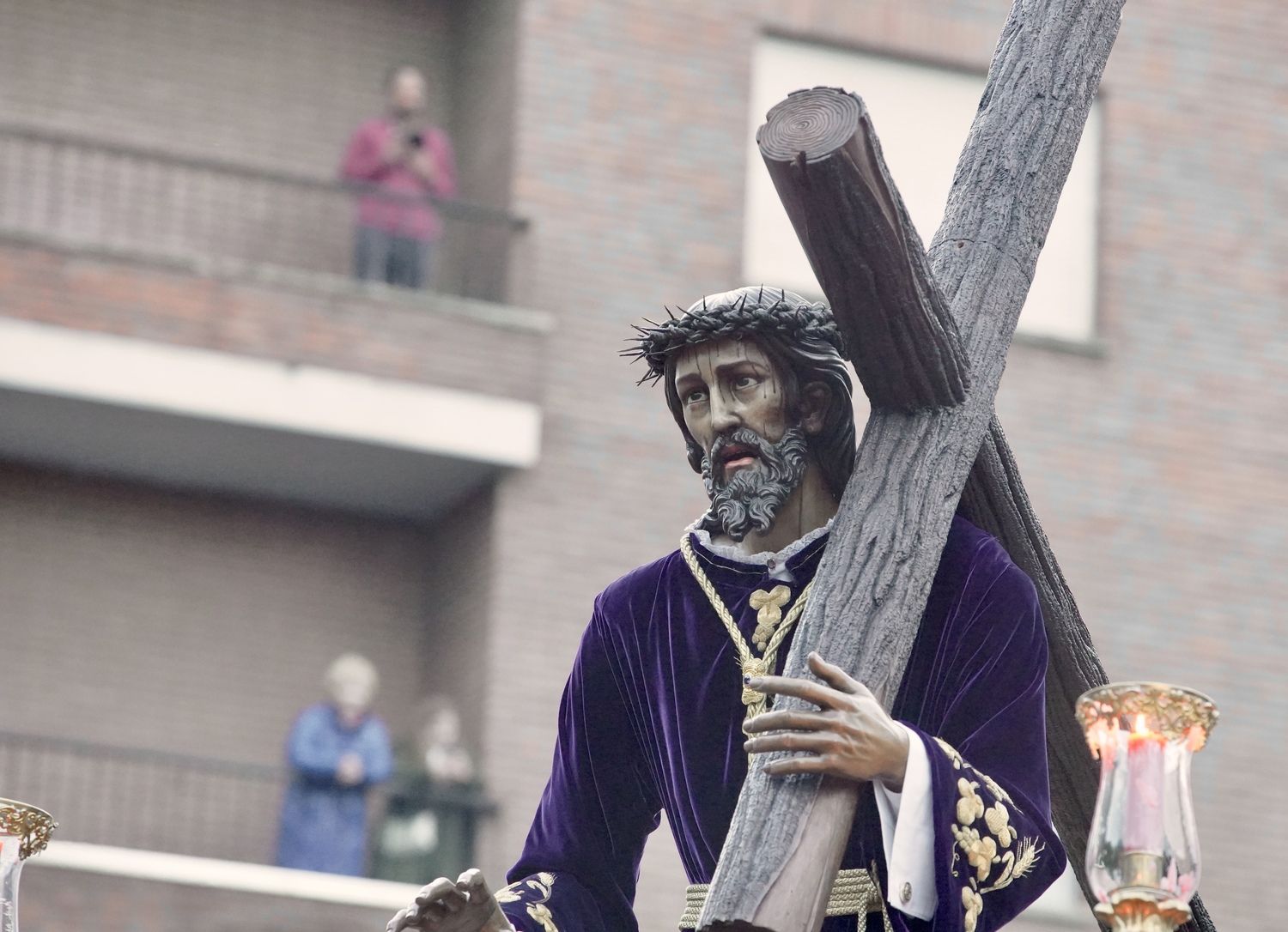 El Nazareno de León recibirá la bendición en la Catedral antes de su viaje a Roma | Campillo / ICAL El Nazareno de León recibirá la bendición en la Catedral antes de su viaje a Roma | Campillo / ICAL