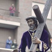 El Nazareno de León recibirá la bendición en la Catedral antes de su viaje a Roma | Campillo / ICAL