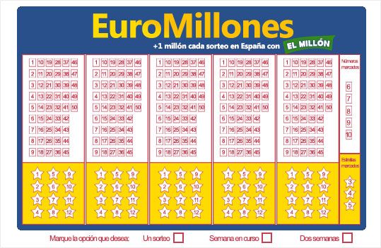 Boleto de EuroMillones Boleto de EuroMillones