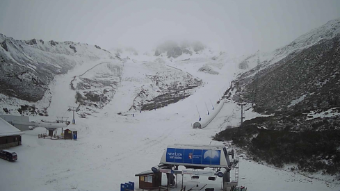 Estación de esquí de San Isidro en la provincia de León