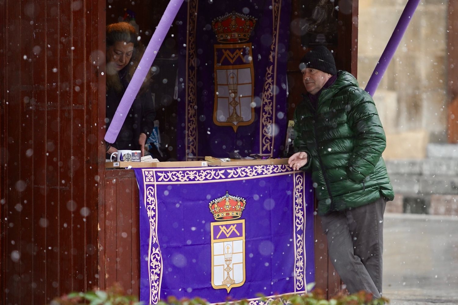 Nieve en la capital leonesa | Campillo / ICAL