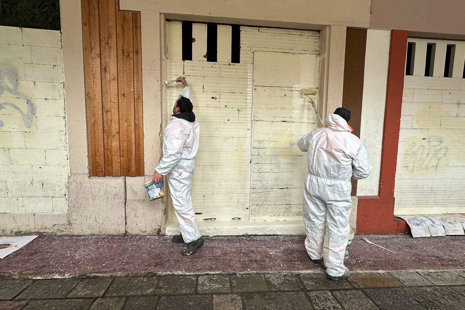 Limpieza de pintadas en León