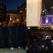 La Virgen de la Amargura hace frente al frío y procesiona por León