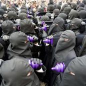 Acto de 'El Encuentro' a los pies de la Catedral de León | Campillo / ICAL