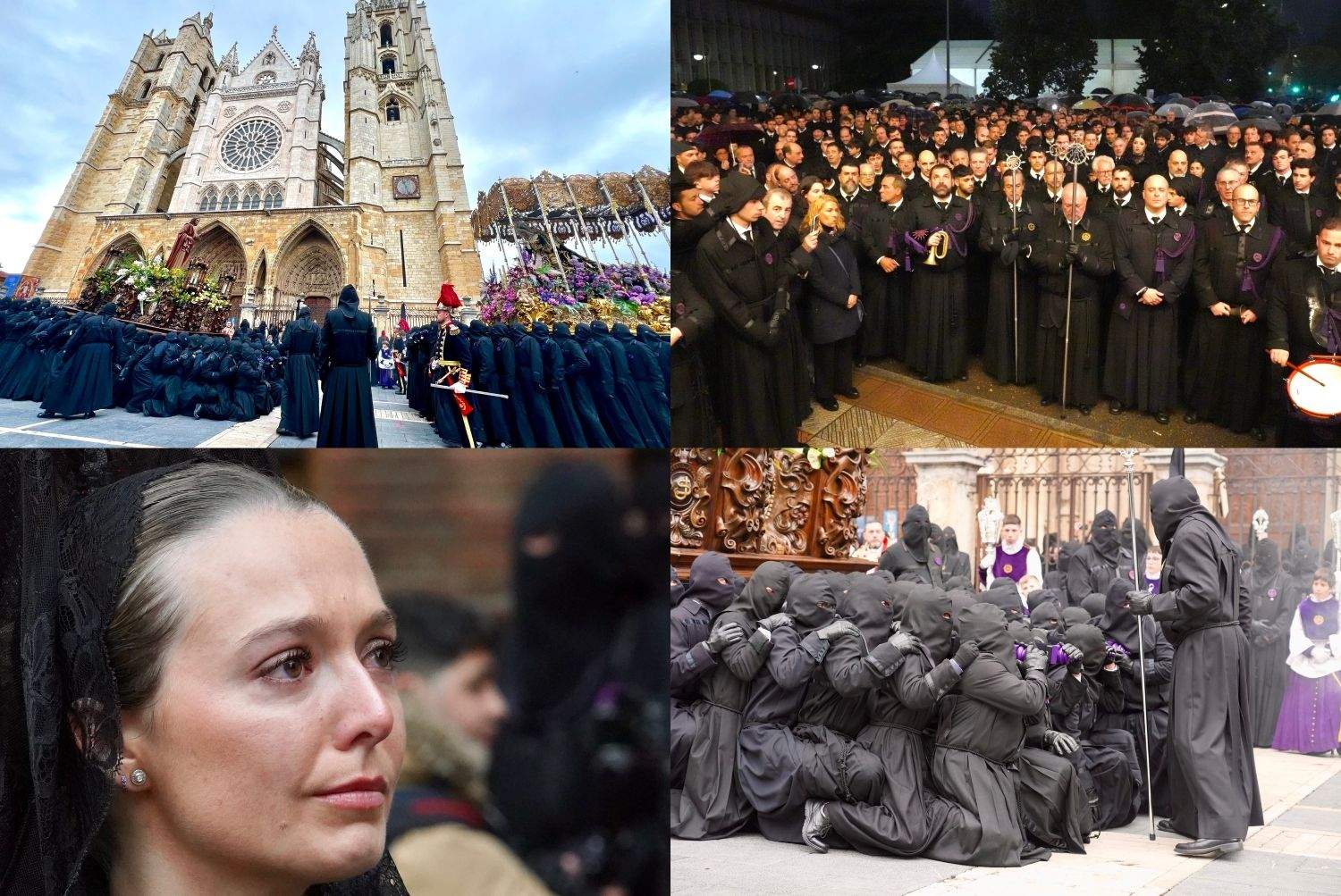 Acto de 'El Encuentro' a los pies de la Catedral de León | Campillo / ICAL
