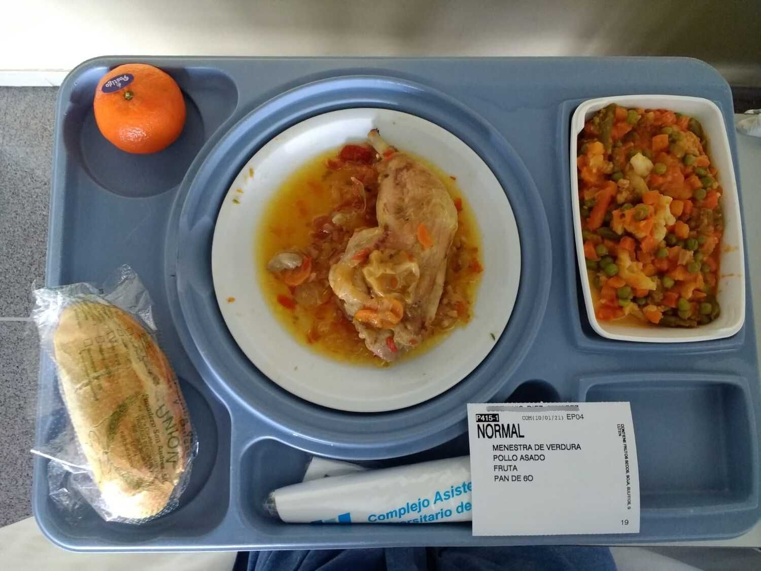 Comida del Hospital de León