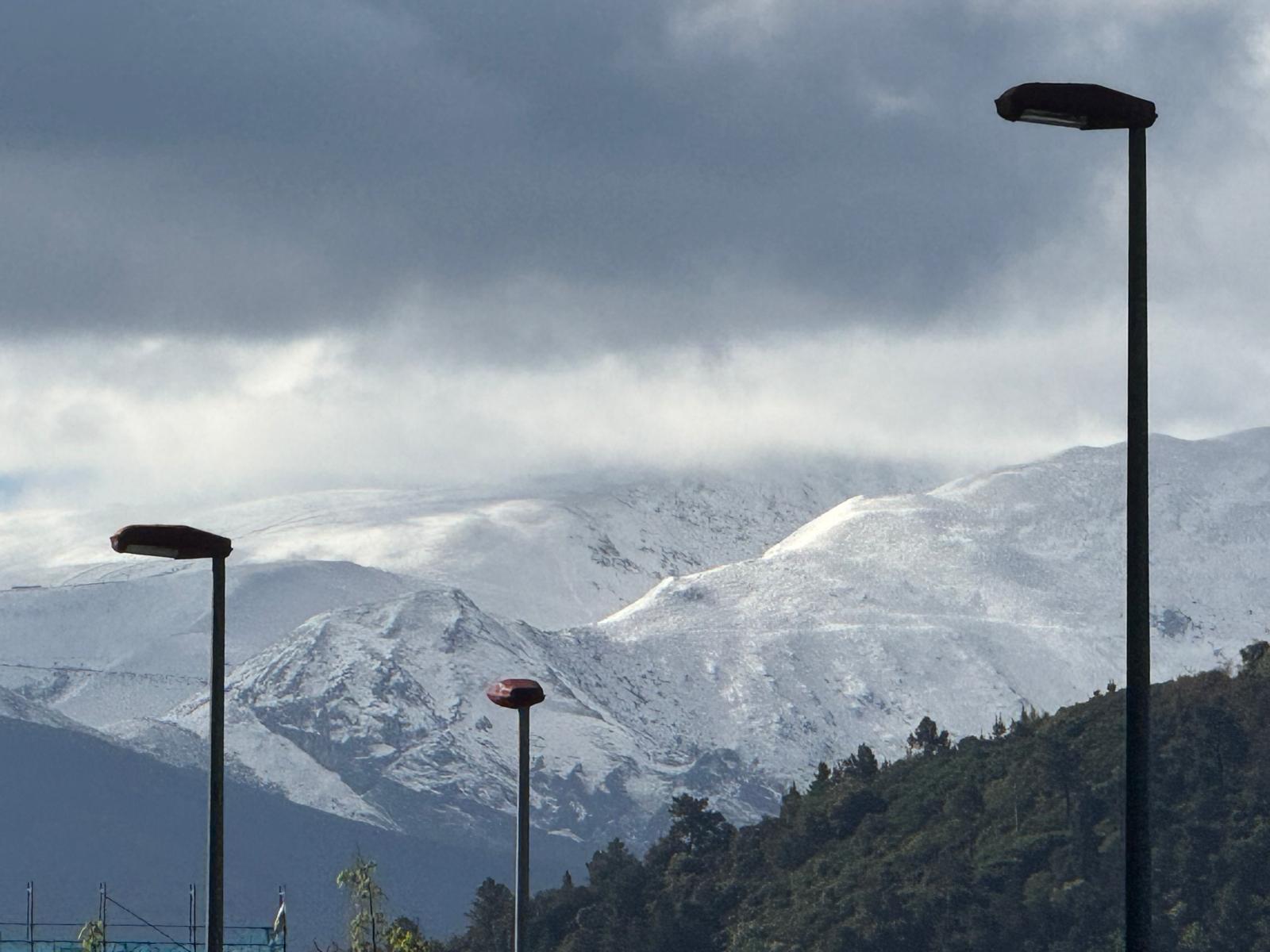 Nieve en las montañas del Bierzo