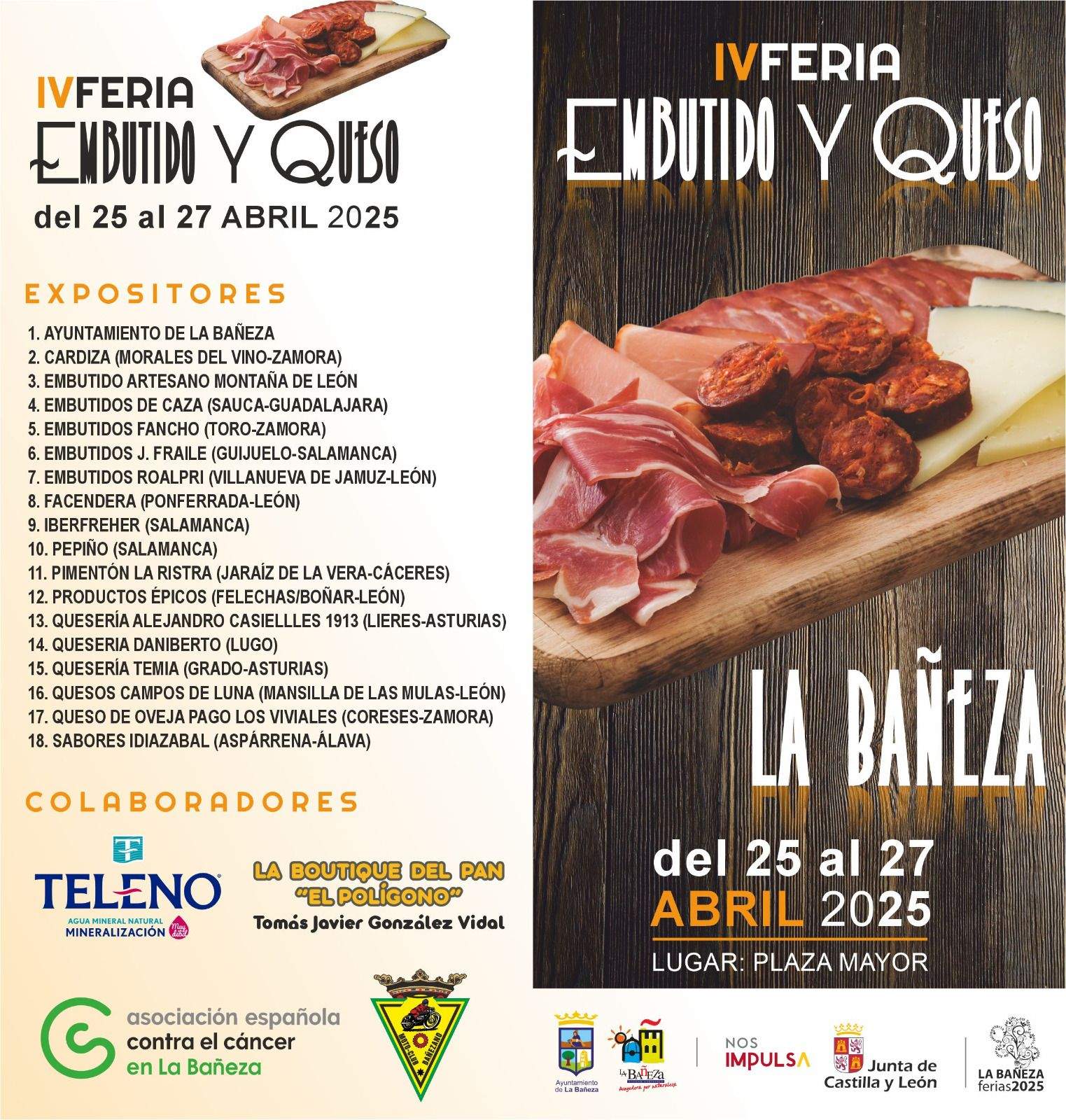 Programa de la Feria Embutido y Queso Programa de la Feria Embutido y Queso