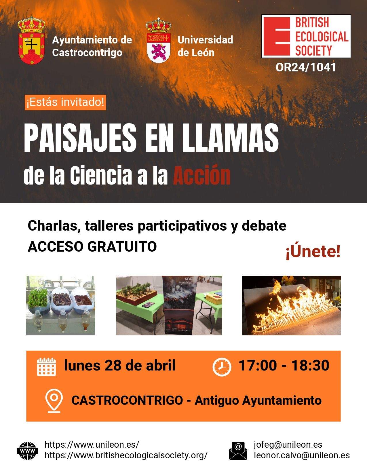 Cartel BES Outreach en Castrocontrigo Cartel BES Outreach en Castrocontrigo