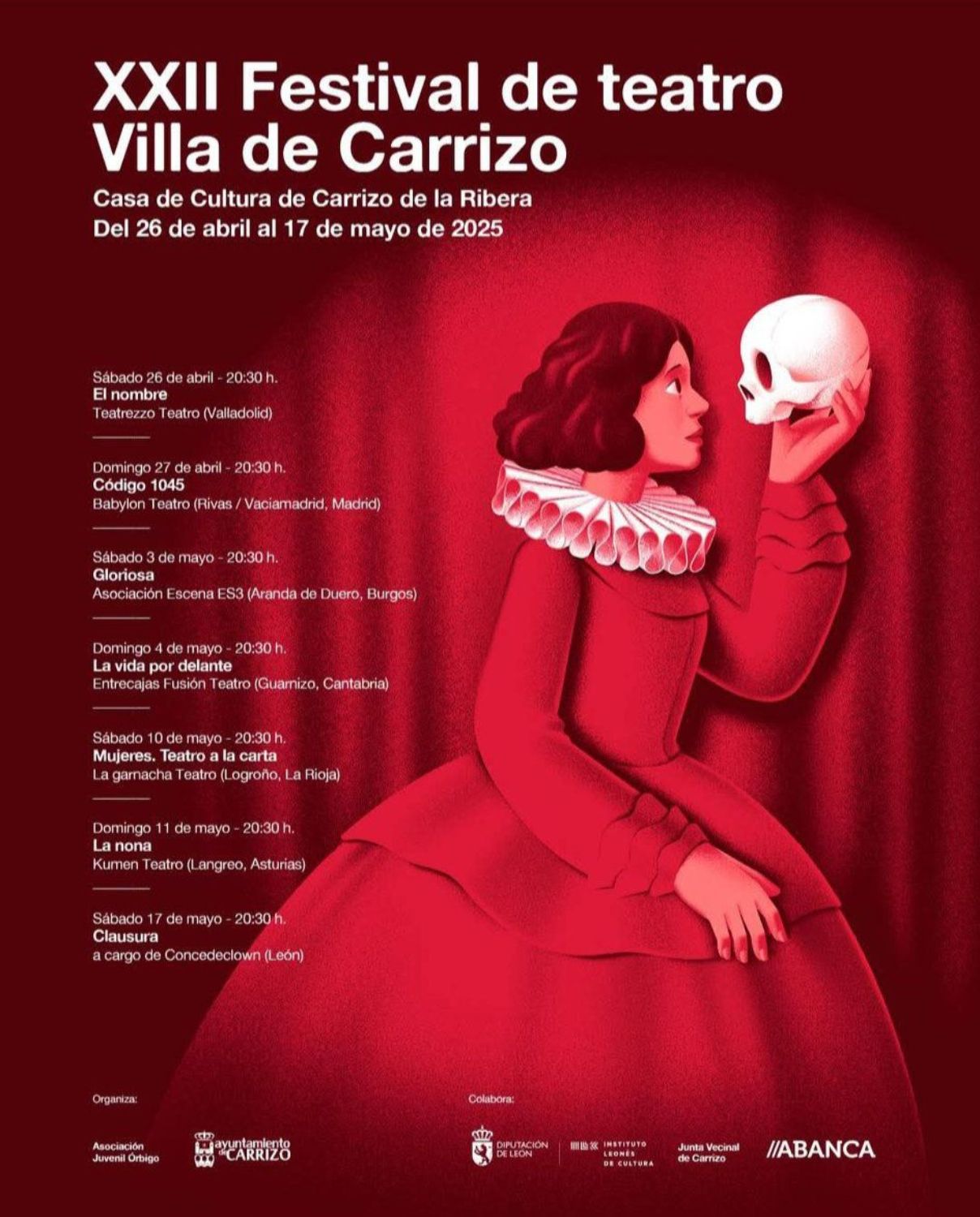Programa del Festival de Teatro de Carrizo de la Ribera