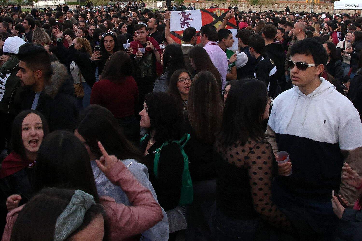 La reivindicación leonesista se hace notar en las actuaciones del Día de la Comunidad en León | Peio García / ICAL