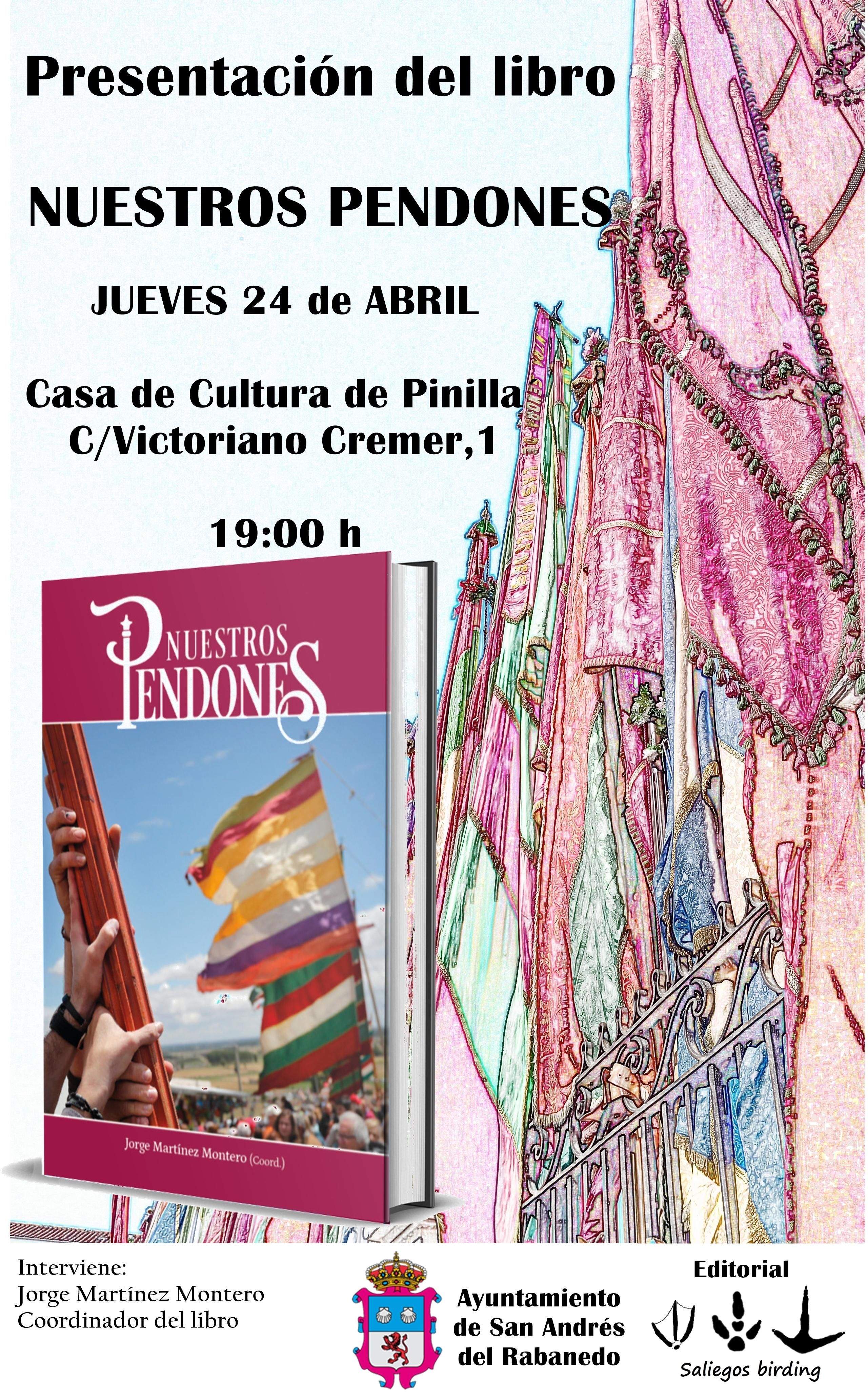 Cartel de la presentación del libro 'Nuestros pendones' 