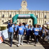 La marcha solidaria del Día de la Comunidad en León reúne a cerca de 200 personas  | Peio García / ICAL