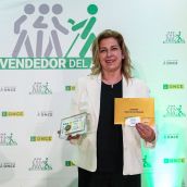La leonesa Genara García, reconocida como mejor vendedora de la ONCE en la Comunidad