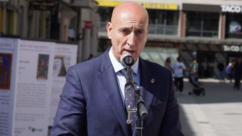 José Antonio Diez, alcalde de León