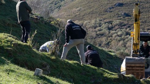 Exhumación en la fosa común de Busdongo (León) | Óscar Rodriguez / ARMH 
