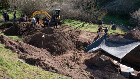 Exhumación en la fosa común de Busdongo (León) | Óscar Rodriguez / ARMH 