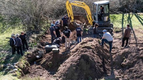 Exhumación en la fosa común de Busdongo (León) | Óscar Rodriguez / ARMH 