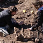 Exhumación en la fosa común de Busdongo (León) | Óscar Rodriguez / ARMH 