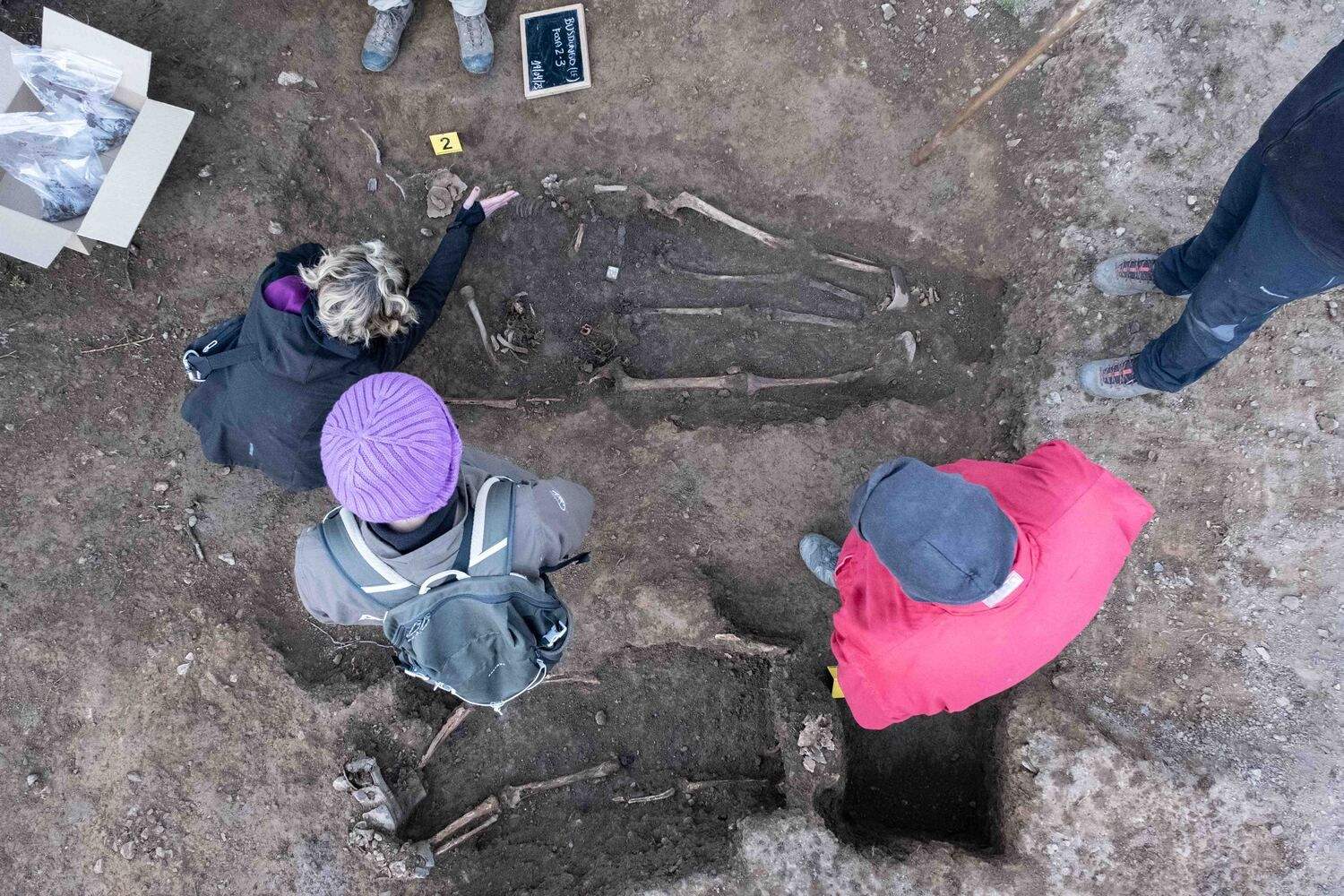 Exhumación en la fosa común de Busdongo (León) | Óscar Rodriguez / ARMH 