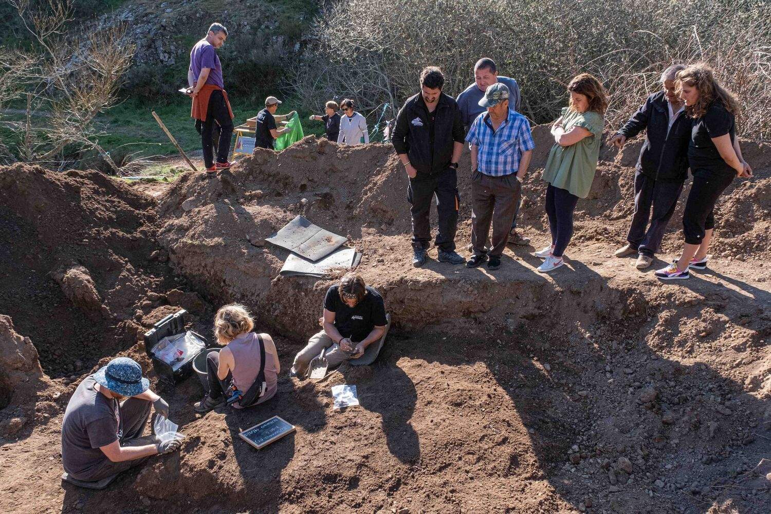 Exhumación en la fosa común de Busdongo (León) | Óscar Rodriguez / ARMH 