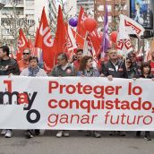 Manifestación 1 de mayo León 