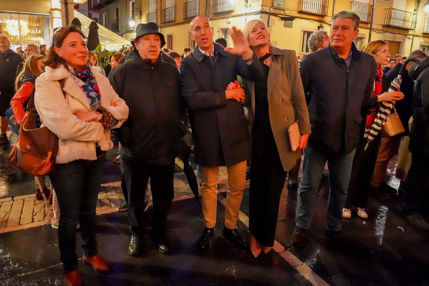 Primera proyección en el pórtico occidental de la Catedral que lleva a cabo el Ayuntamiento de León | Campillo / ICAL