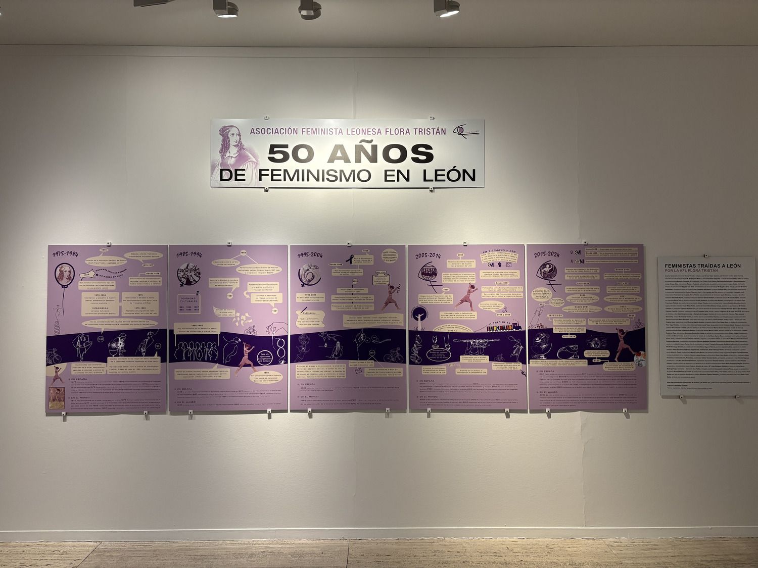Presentación de la exposición '50 años de feminismo en León' en el Museo de León | José Martín