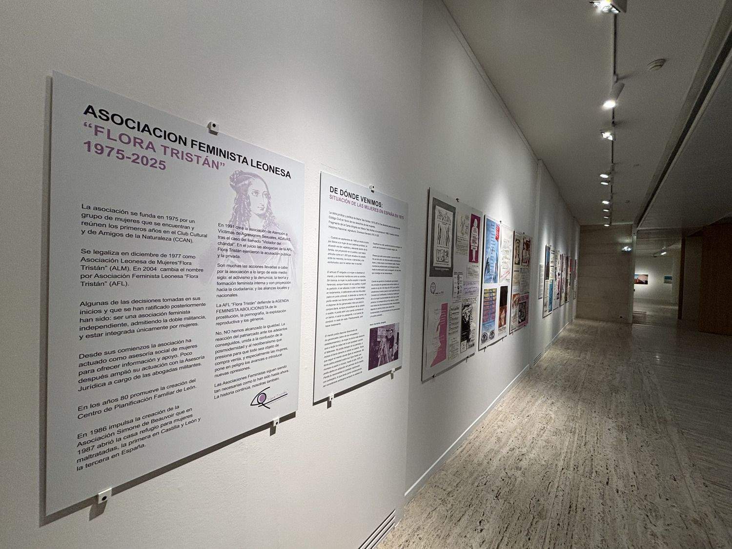 Presentación de la exposición '50 años de feminismo en León' en el Museo de León | José Martín